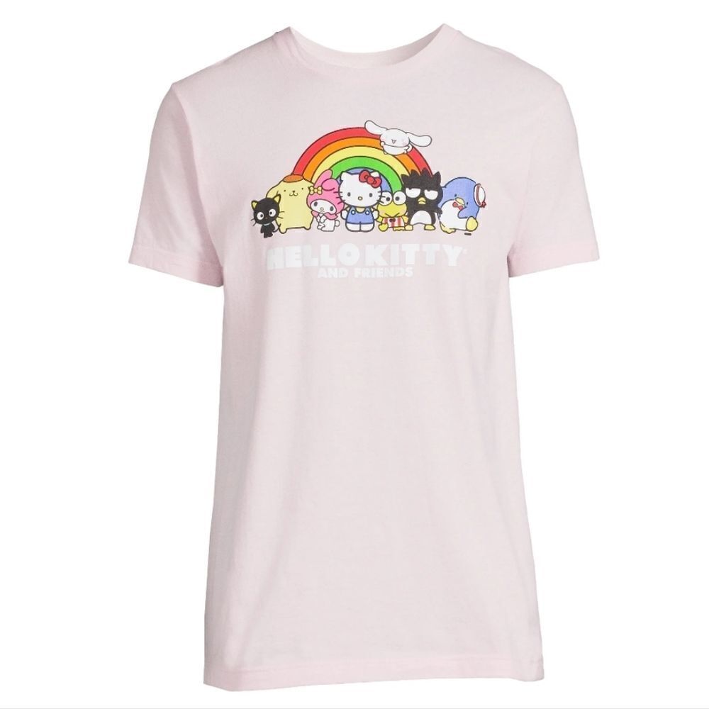 Hello Kitty + Friends Graphic Tee 3XL  NWT Light Pink